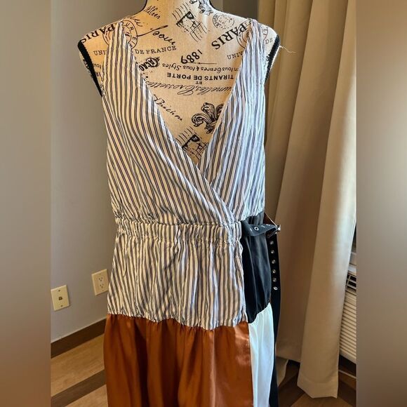 Tibi Colorblock Camille Dress - Picture 7 of 9